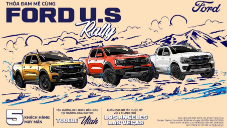 Ford Việt Nam triển khai chương trình “Thỏa đam mê cùng Ford US Rally” chào hè 2024