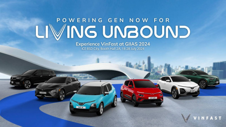 VinFast mang dải sản phẩm xe điện của mình tới Triển lãm ô tô Indonesia