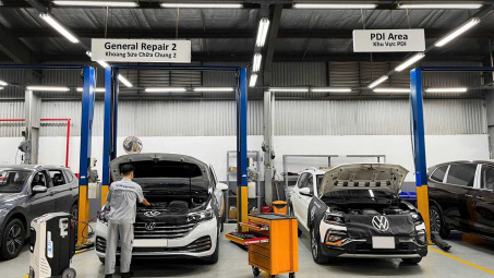 “Tận mục sở thị” xưởng dịch vụ chuẩn toàn cầu của Volkswagen tại Hà Nội