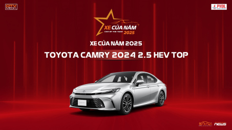 Toyota Camry trở thành XE CỦA NĂM 2025