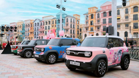 Hội chị em nô nức “check in” cùng dàn VinFast VF 3, sẵn sàng tranh tài cuộc thi độc bản