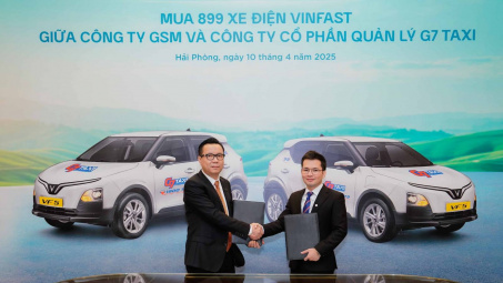G7 Taxi dự định mua 899 xe điện VinFast