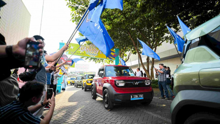 VinFast giao 400 xe VF 3 cho khách hàng và đại lý tại Indonesia