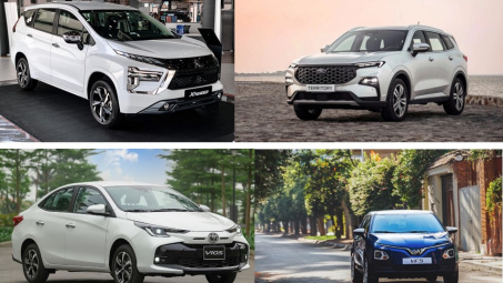 Những mẫu xe bán chạy nhất các phân khúc tại Việt Nam tháng 5/2025