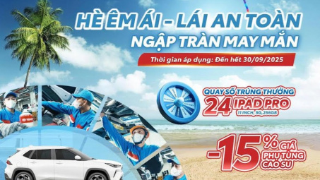 Toyota tung khuyến mãi lớn mùa hè này: Giảm giá phụ tùng, tặng iPad Pro