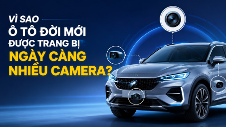Vì sao ô tô đời mới được trang bị ngày càng nhiều camera?