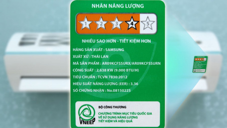 Hướng dẫn mới về kinh phí thực hiện lộ trình dán nhãn năng lượng