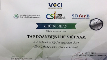 EVN Doanh nghiệp phát triển bền vững