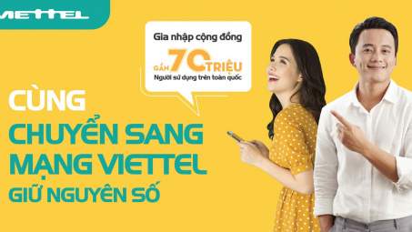 Viettel sẽ phục vụ tận nhà khi người dùng muốn chuyển mạng giữ số