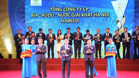 HABECO được vinh danh “Thương hiệu quốc gia” lần thứ 4 liên tiếp