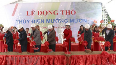 Động thổ Nhà máy thủy điện Mường Mươn, tổng mức đầu tư 800 tỷ đồng