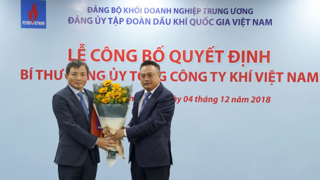 Phó Tổng giám đốc PVN  làm Bí thư Đảng ủy PV GAS