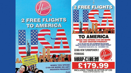 “Mua máy hút bụi, tặng vé máy bay” - Chương trình khuyến mãi thảm họa của Hoover