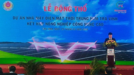 Động thổ Dự án điện mặt trời 3.500 tỷ đồng tại Trà Vinh