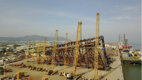 Dựng thành công Panel Row 2 cho chân đế Sao Vàng