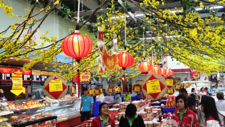 CPI tăng nhẹ 01,% nhờ nguồn cung hàng hóa dồi dào dịp Tết Nguyên đán