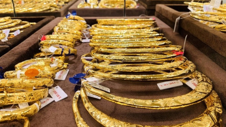 Giá vàng thế giới ngày 6/6 tăng trước lo ngại về căng thẳng thương mại toàn cầu