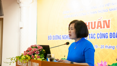 Than Thống Nhất: Nâng cao kiến thức, kỹ năng nghiệp vụ cho 95 cán bộ Công đoàn