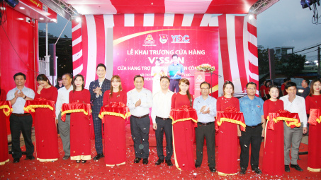 Công Ty VISSAN Khai trương Cửa hàng trợ giá thanh niên công nhân