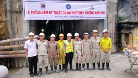 Thông hầm kỹ thuật tuyến năng lượng Thủy điện Thượng Kon Tum