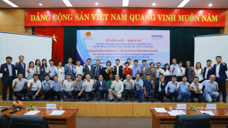 180 tư vấn viên hoàn thành Chương trình đào tạo giữa Bộ Công Thương và Samsung Việt Nam năm 2019