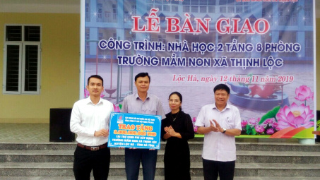 PV GAS tài trợ 3 tỷ đồng xây Trường Mầm non tại Hà Tĩnh