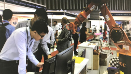 Gần 500 gian hàng tham gia Triển lãm Sản phẩm công nghiệp hỗ trợ Việt Nam