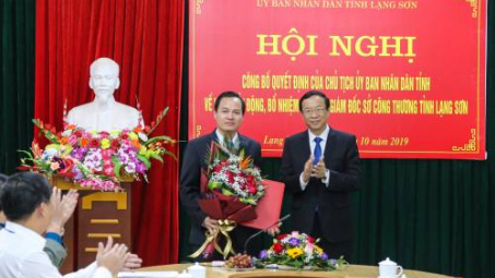 Sở Công Thương Lạng Sơn có Giám đốc mới