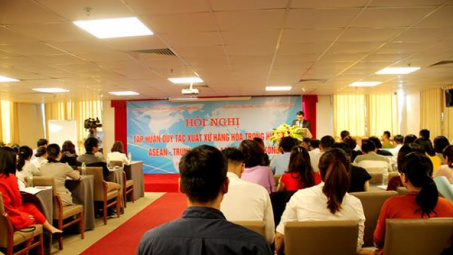 Nâng cao kiến thức về quy tắc xuất xứ hàng hóa trong Hiệp định ASEAN - Trung Quốc và ASEAN - Hồng Kông