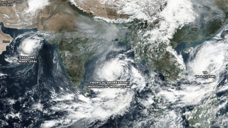 Thời tiết 9/11: Hành trình bão số 6 đổ bộ vào đất liền