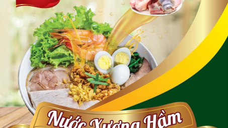 Dinh dưỡng và tiện lợi cùng nước xương hầm