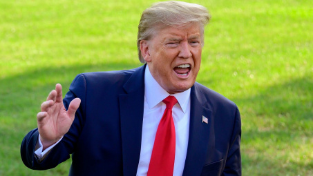 [Tin ảnh] Khi ông Trump "khó chịu"