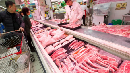 Trung Quốc: Giá thịt lợn bắt đầu giảm xuống