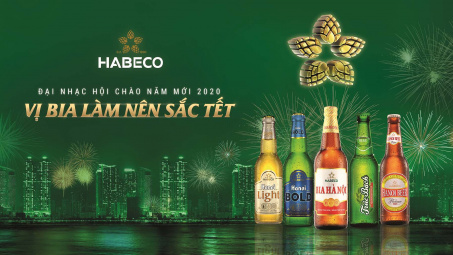 Đại tiệc âm nhạc Chào năm mới 2020 – Vị bia làm nên sắc Tết cùng Bia Hà Nội