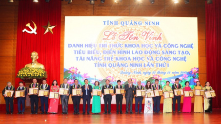 9 cá nhân của Than Núi Béo được tôn vinh danh hiệu trí thức KHCN tiêu biểu