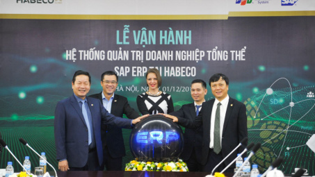 HABECO chính thức vận hành hệ thống quản trị doanh nghiệp ERP