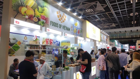 Thực phẩm đồ uống Việt Nam thu hút khách hàng tại Hội chợ Gulfood 2019