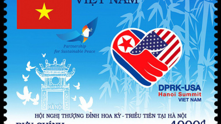 Phát hành bộ tem đặc biệt chào mừng Thượng đỉnh Mỹ - Triều lần 2