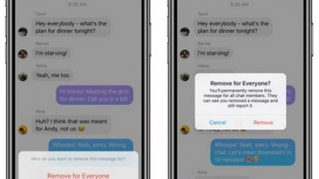 Facebook công bố quy định “10 phút”dùng xoá tin nhắn