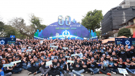 Những khoảnh khắc ấn tượng trong Lễ phát động chiến dịch Giờ Trái đất 2019