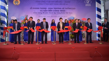 Dệt 8-3 khánh thành-khai trương hệ thống sợi