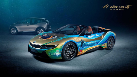 Ngắm BMW i8 Roadster phiên bản nghệ thuật hàng độc sắp được bán đấu giá