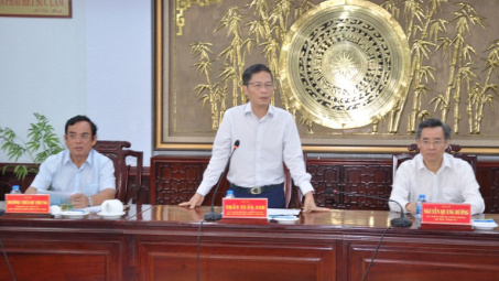 Bộ Công Thương sẽ hỗ trợ để Bạc Liêu trở thành tỉnh khá trong khu vực