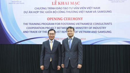 Bộ Công Thương tiếp tục hợp tác cùng Samsung đào tạo 100 chuyên gia tư vấn Việt