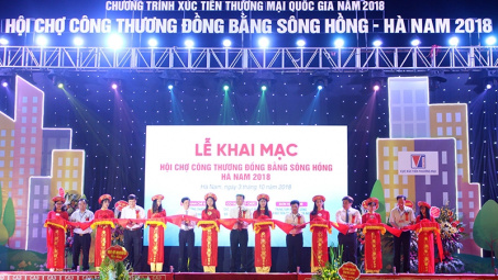 260 gian hàng tham gia Hội chợ Công Thương vùng Đồng bằng sông Hồng - Ninh Bình 2019