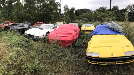 Bí ẩn đằng sau khu vườn hoang chứa đầy siêu xe Ferrari bị bỏ quên