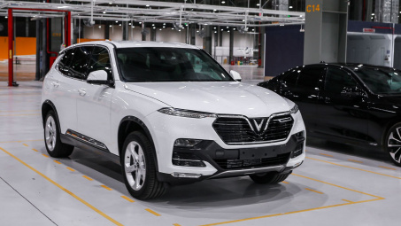 Xe VinFast tiến hành chạy thử tại Việt Nam trước ngày ra mắt