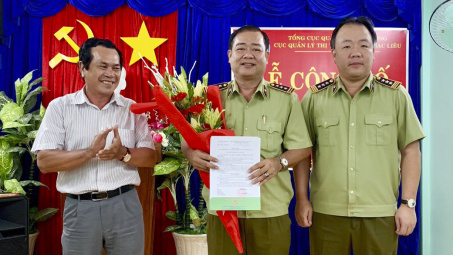 Cục QLTT Bạc Liêu có tân Cục trưởng