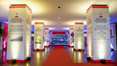 Sẵn sàng đón khách thăm quan Triển lãm thành tựu 10 năm Cuộc vận động “Người Việt Nam ưu tiên dùng hàng Việt Nam”