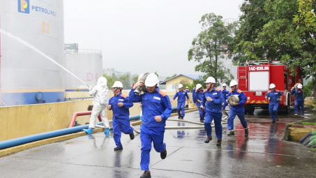 Đảm bảo an toàn tuyệt đối trong mọi hoạt động của Cảng dầu B12